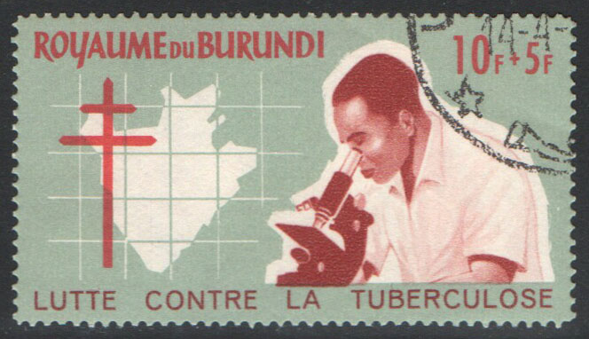 Burundi Scott B13 Used